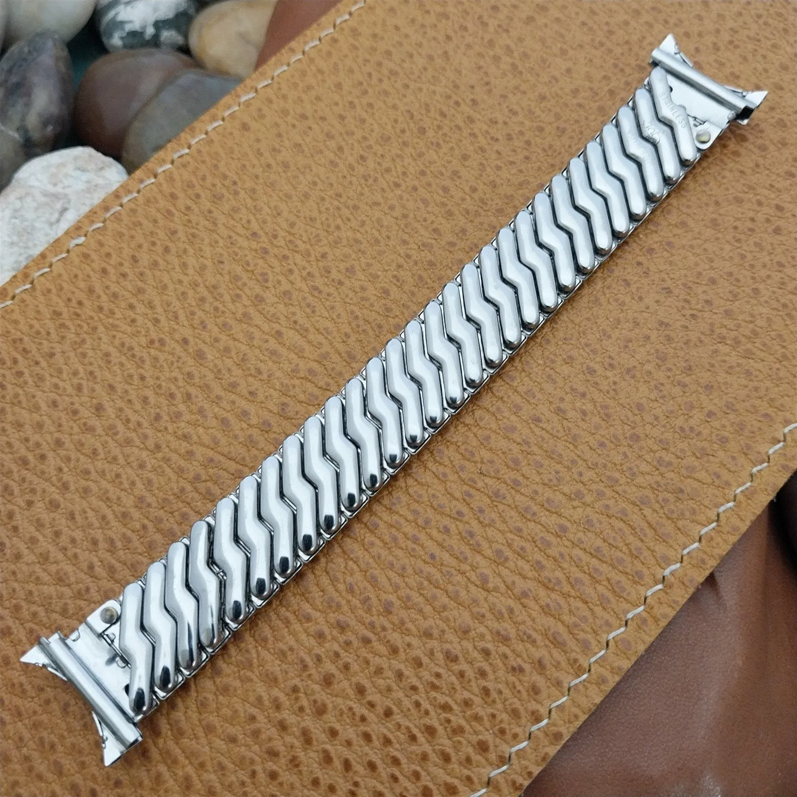 16mm 18mm 19mm Stainless Steel Foster Classic Unused 1950s Vintage Watch Band