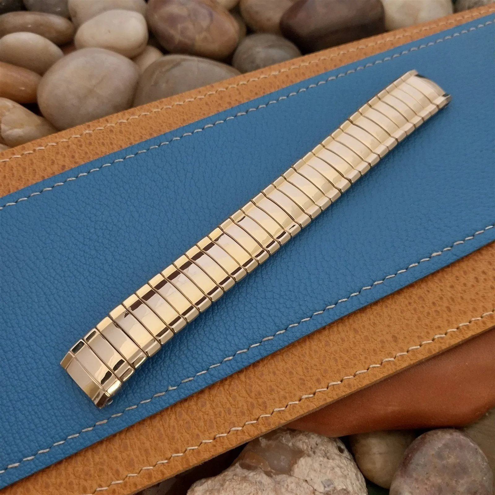 17.2mm 12k Gold-Filled Hadley Elgin Classic nos Unused 1950s Vintage Watch Band