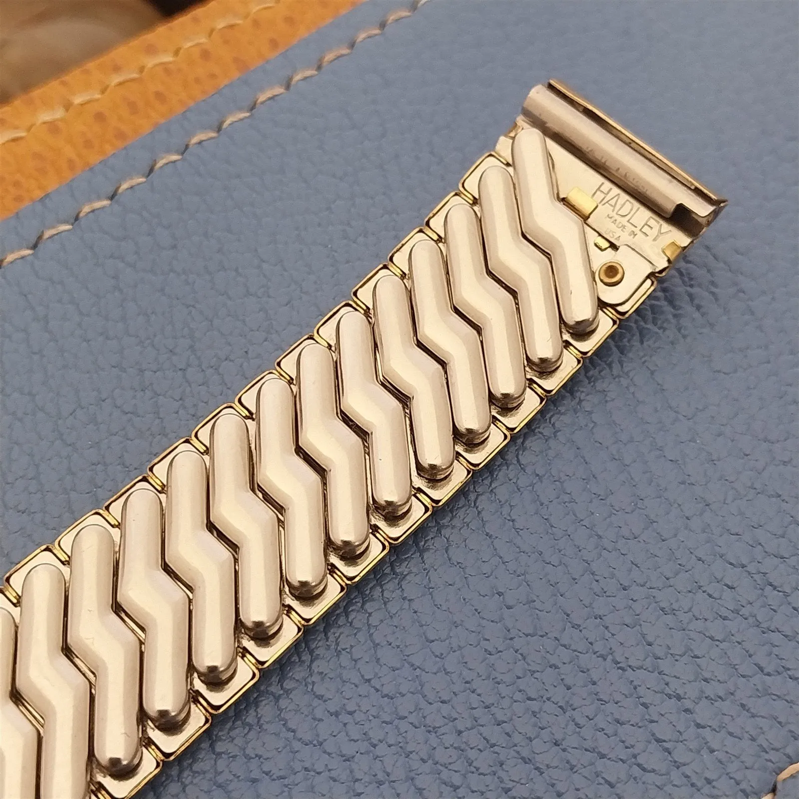17.2mm 12k Gold-Filled Hadley Elgin Classic nos Unused 1950s Vintage Watch Band