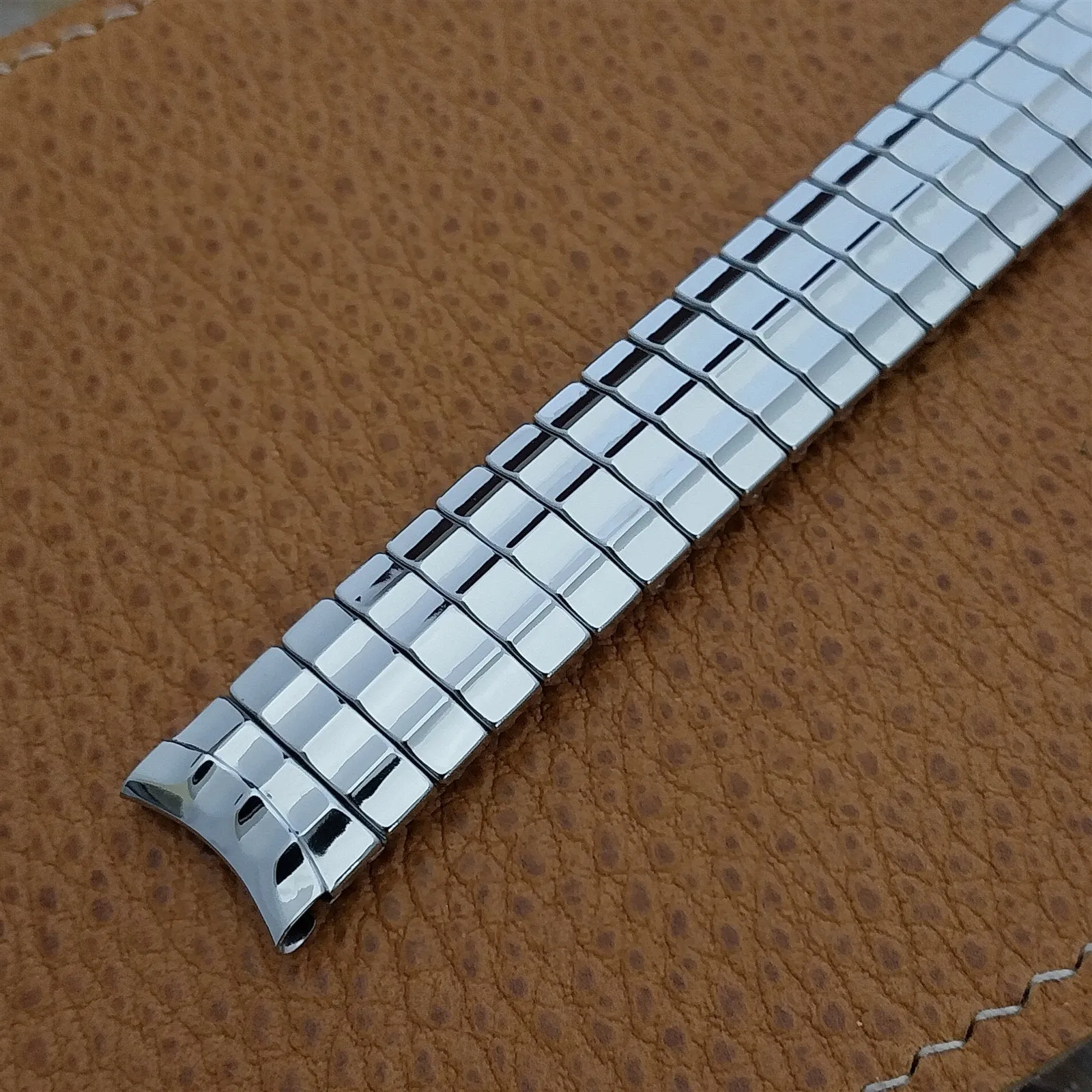 1956 Flex-Let USA Stainless Steel Expansion Unused nos Vintage Watch Band