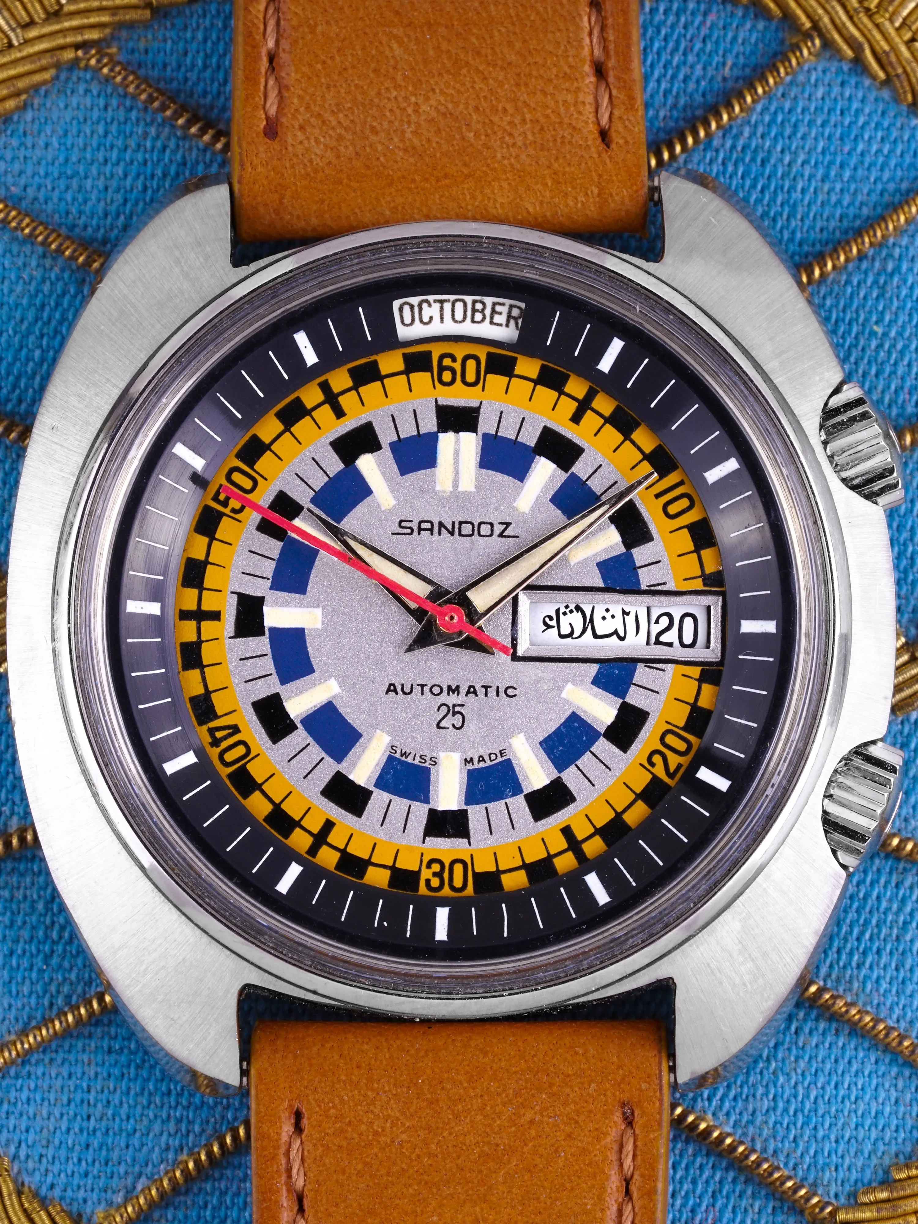 1970's Sandoz Monsoon (Ref. 1776Z-84-8) "Roulette"