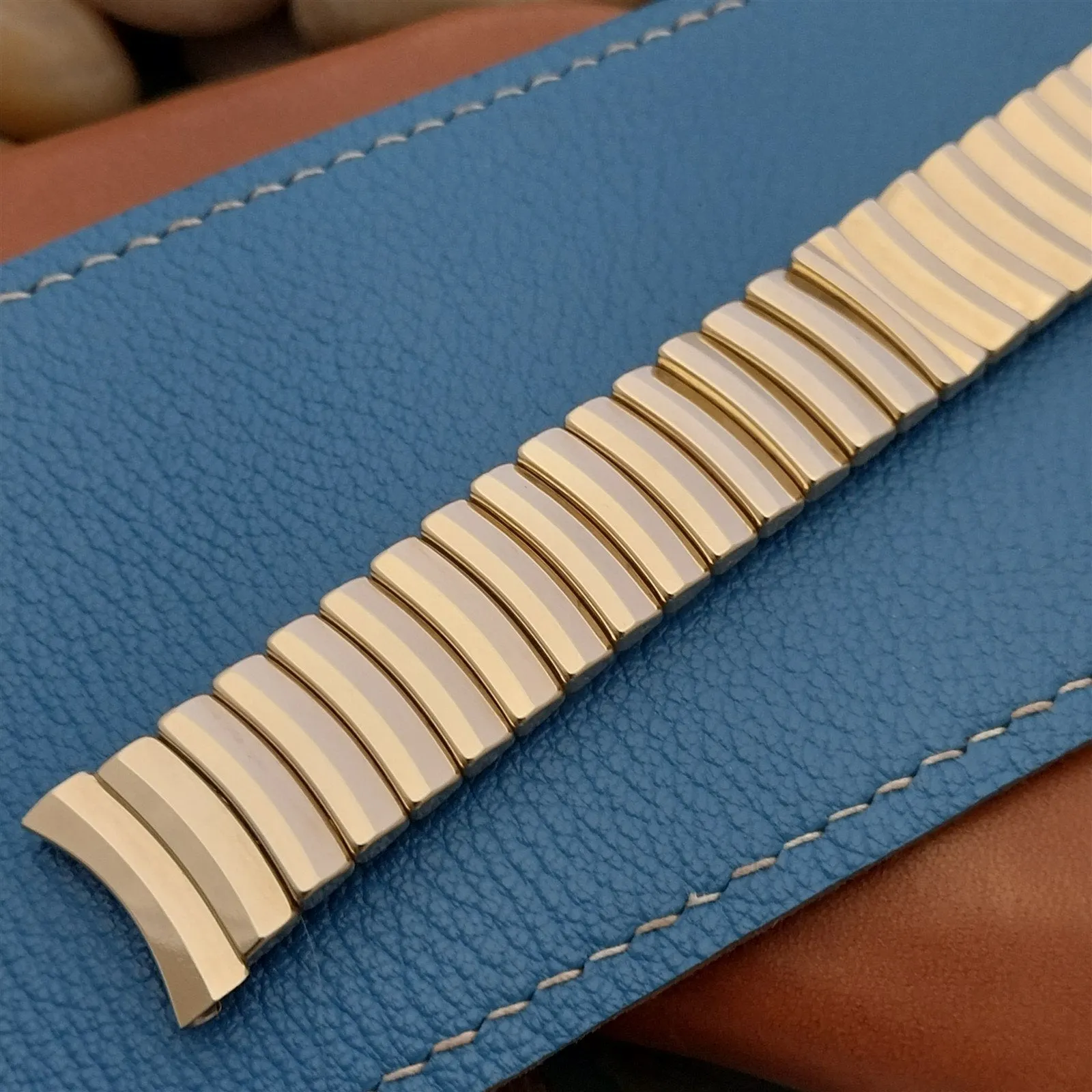 19mm 18mm 12k Gold-Filled JB Champion Saratoga 3/4" nos 1950s Vintage Watch Band