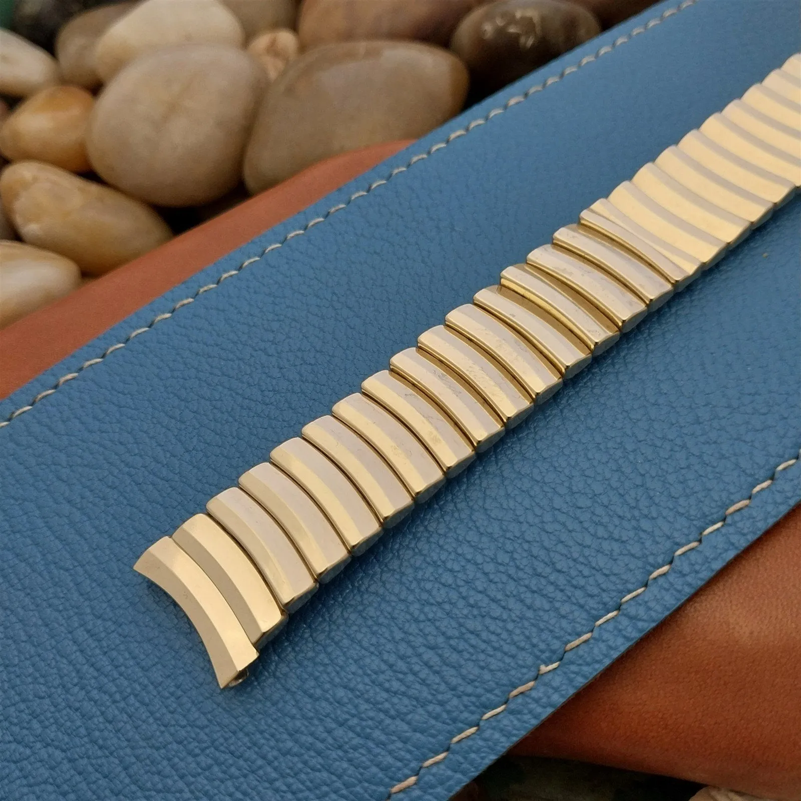 19mm 18mm 12k Gold-Filled JB Champion Saratoga 3/4" nos 1950s Vintage Watch Band