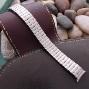 19mm 18mm 1970s Speidel Brushed Stainless Steel Long Unused Vintage Watch Band
