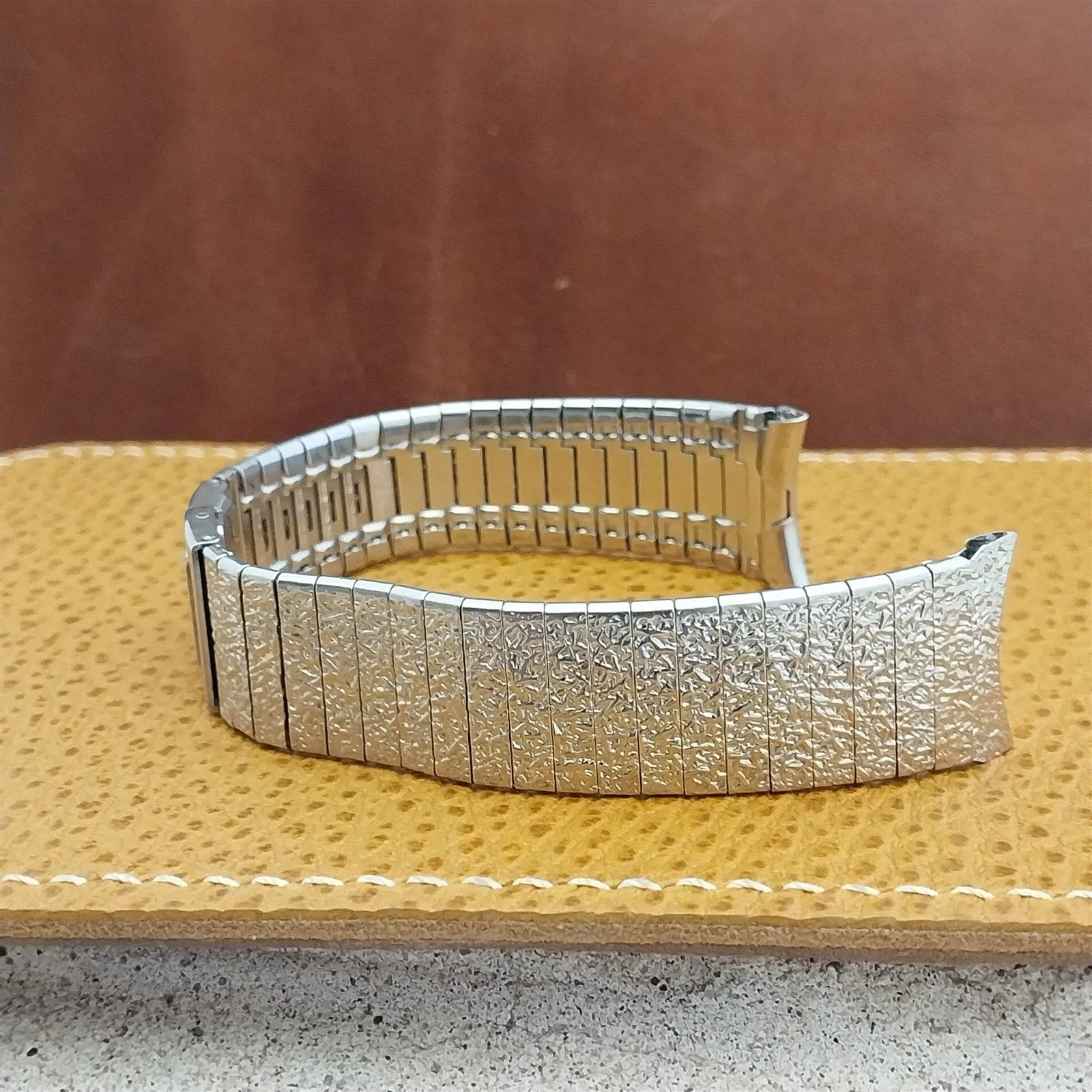 19mm 18mm Stainless Steel Kreisler Stelux Unused 1960s-1970s Vintage Watch Band