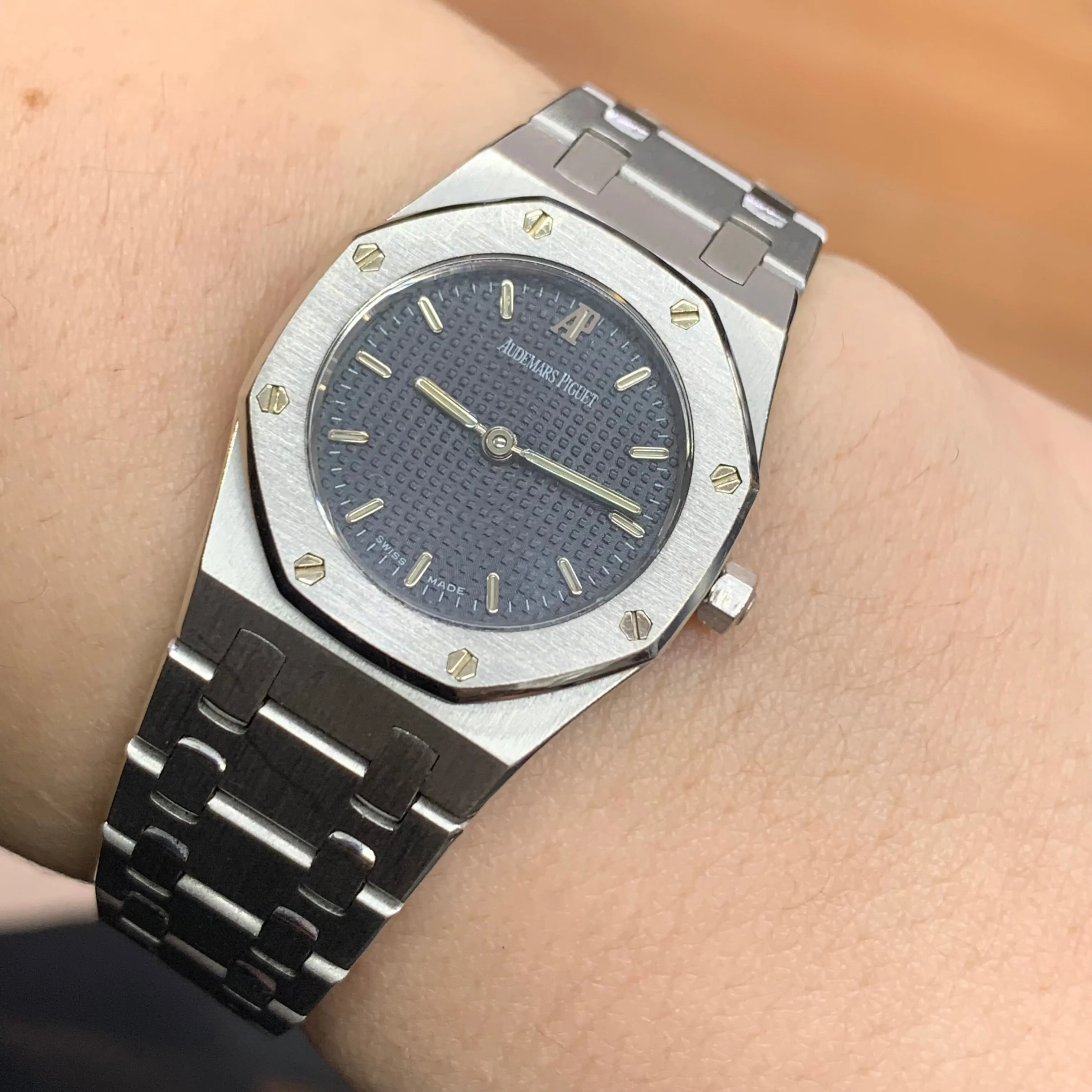 24.5mm 18k White Gold Audemars Piguet (AP) Watch
