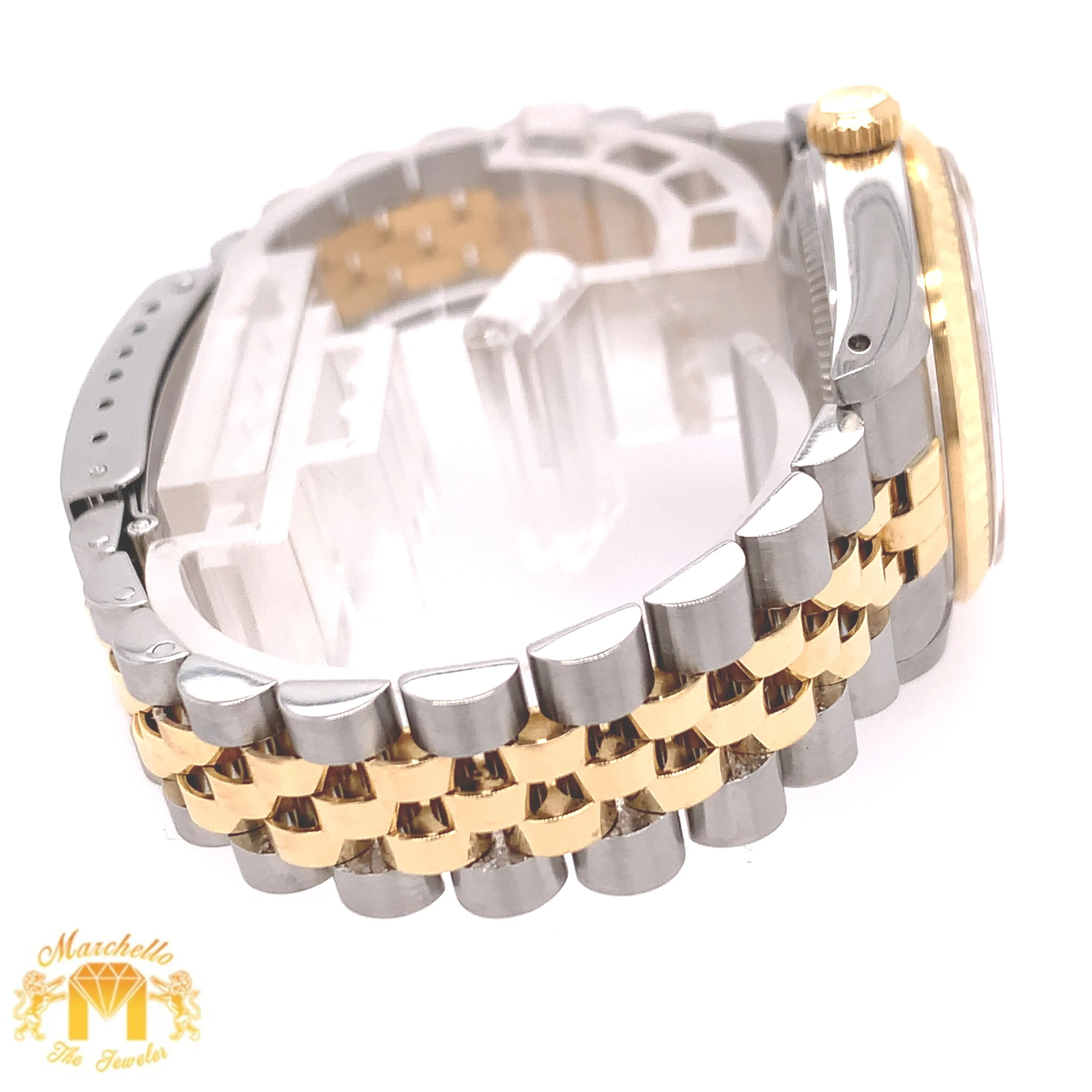 31mm Rolex Datejust Watch with Two-tone Jubilee Bracelet (newer model, tuxedo dial)