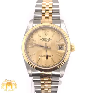 31mm Rolex Datejust Watch with Two-tone Jubilee Bracelet (newer model, tuxedo dial)