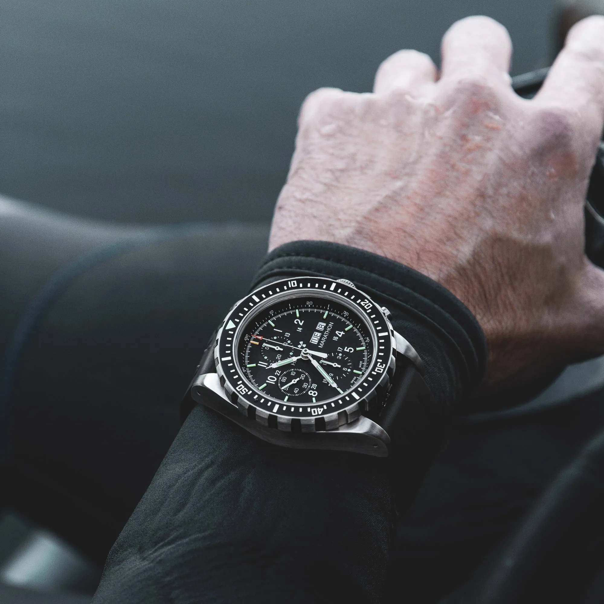 46mm Jumbo Diver/Pilot's Automatic Chronograph (CSAR)