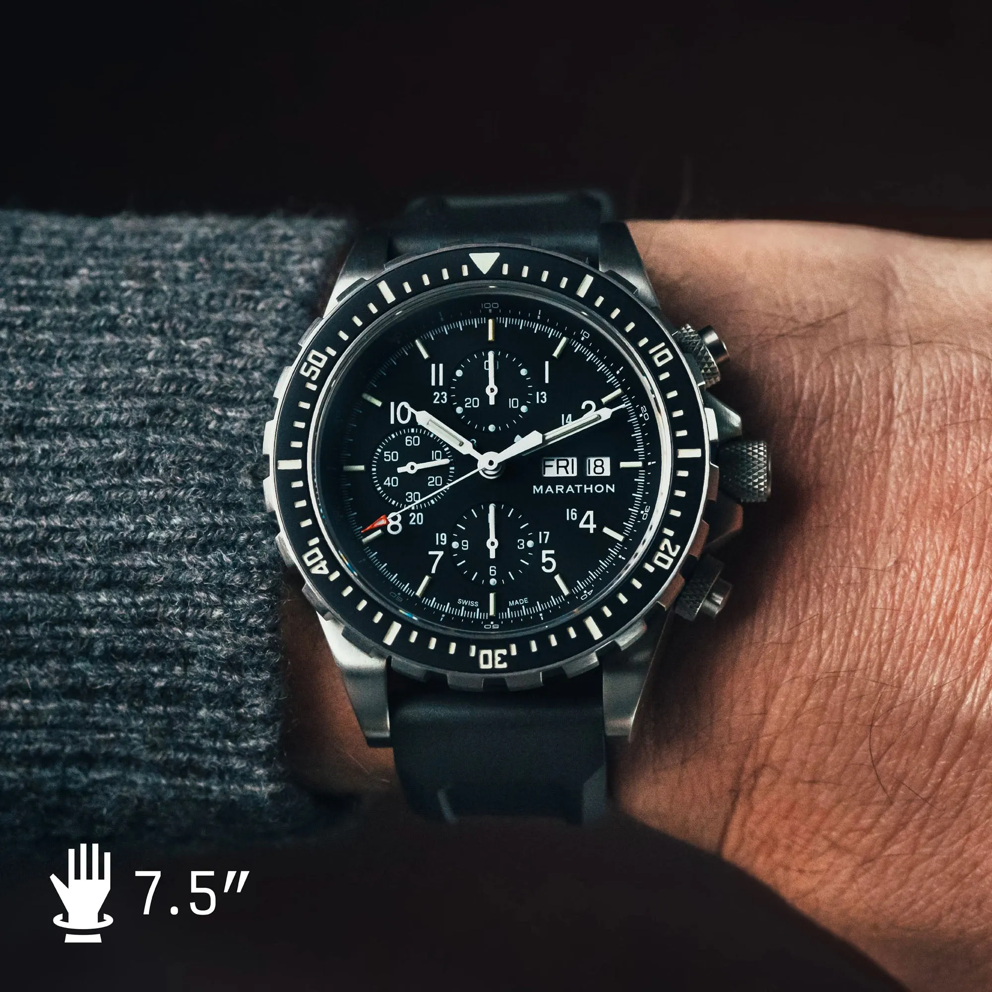 46mm Jumbo Diver/Pilot's Automatic Chronograph (CSAR)