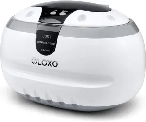 600ml Ultrasonic Cleaner-VLOXO Ultrasonic Cleaner 42kHz Ultrasonic Device for Glasses Watches Jewelry Earrings Necklaces Razors Dentures Tools Cosmetic Brush 50W Cleaning Bath White-cd2800