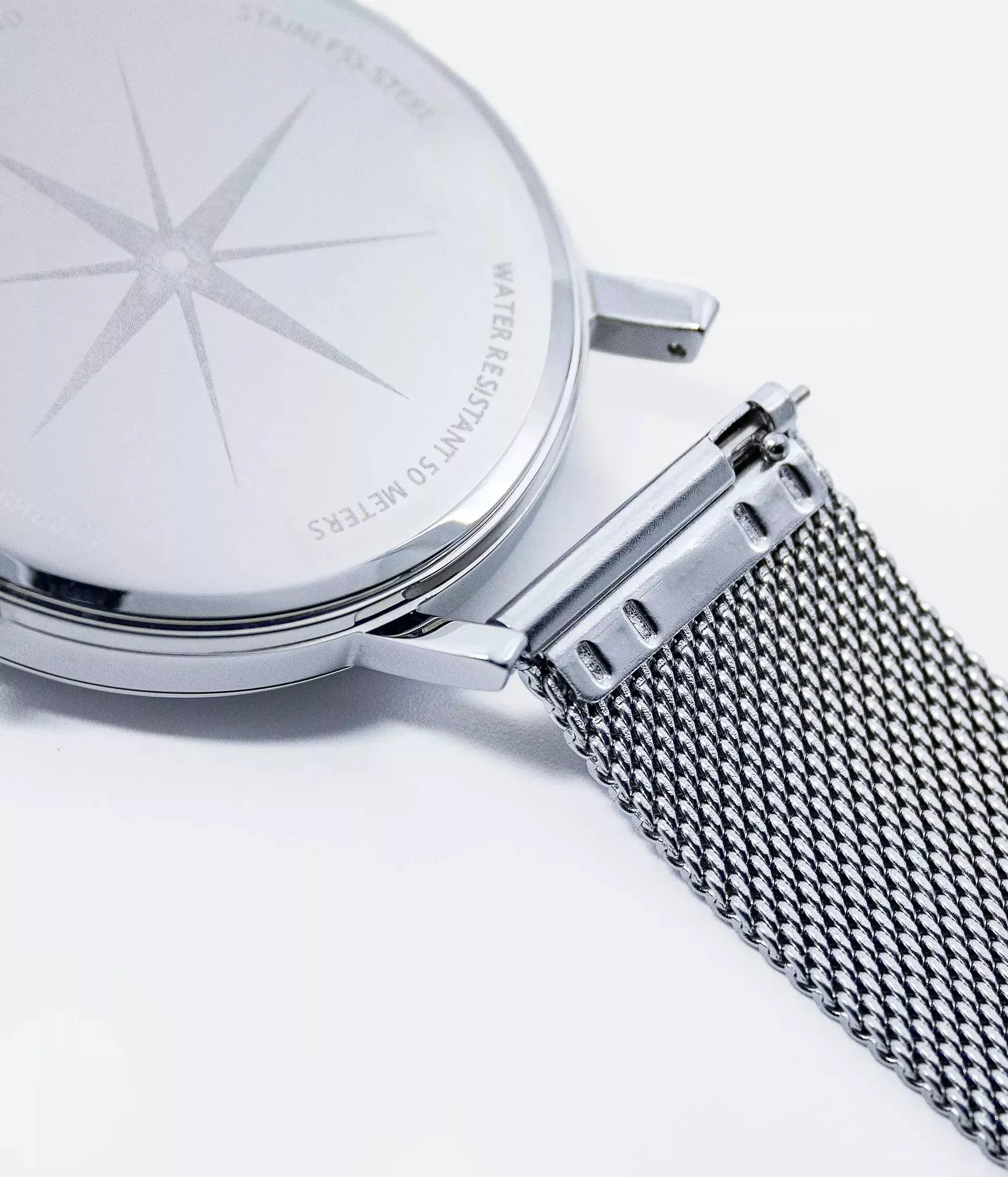 #91 | Blue Dial With Metal Mesh Strap - Matching Couple Watches Gift Set