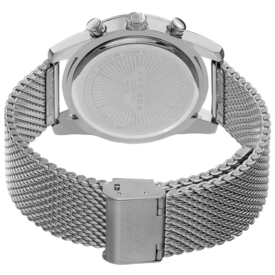 Akribos Xxiv Quartz Black Dial Men's Watch AK1112SSB