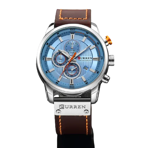 Amazing Quartz Men Leather Wrist Band Watch