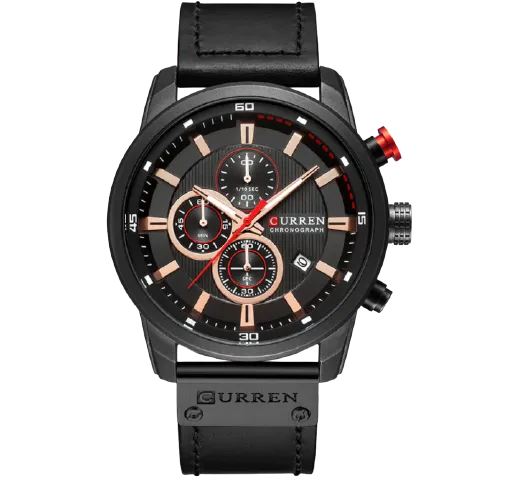 Amazing Quartz Men Leather Wrist Band Watch