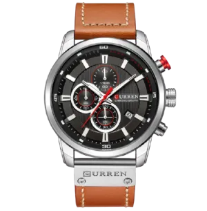 Amazing Quartz Men Leather Wrist Band Watch