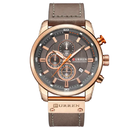 Amazing Quartz Men Leather Wrist Band Watch