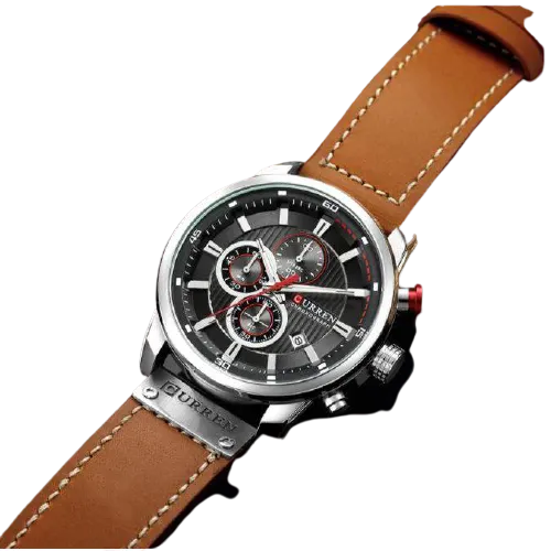 Amazing Quartz Men Leather Wrist Band Watch