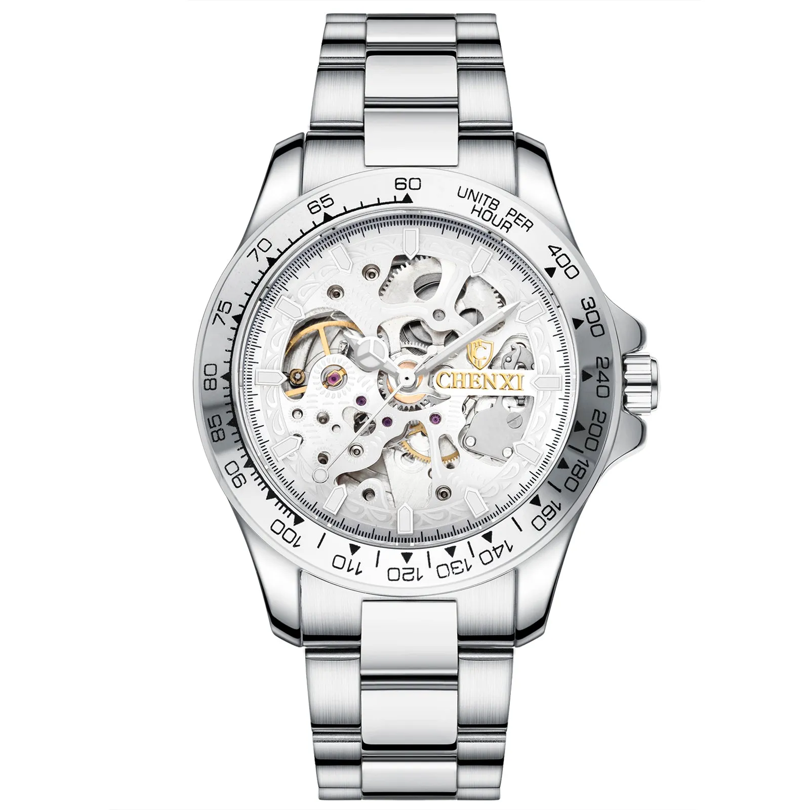 Automatic mechanical hollow men's watch W28CX88808A
