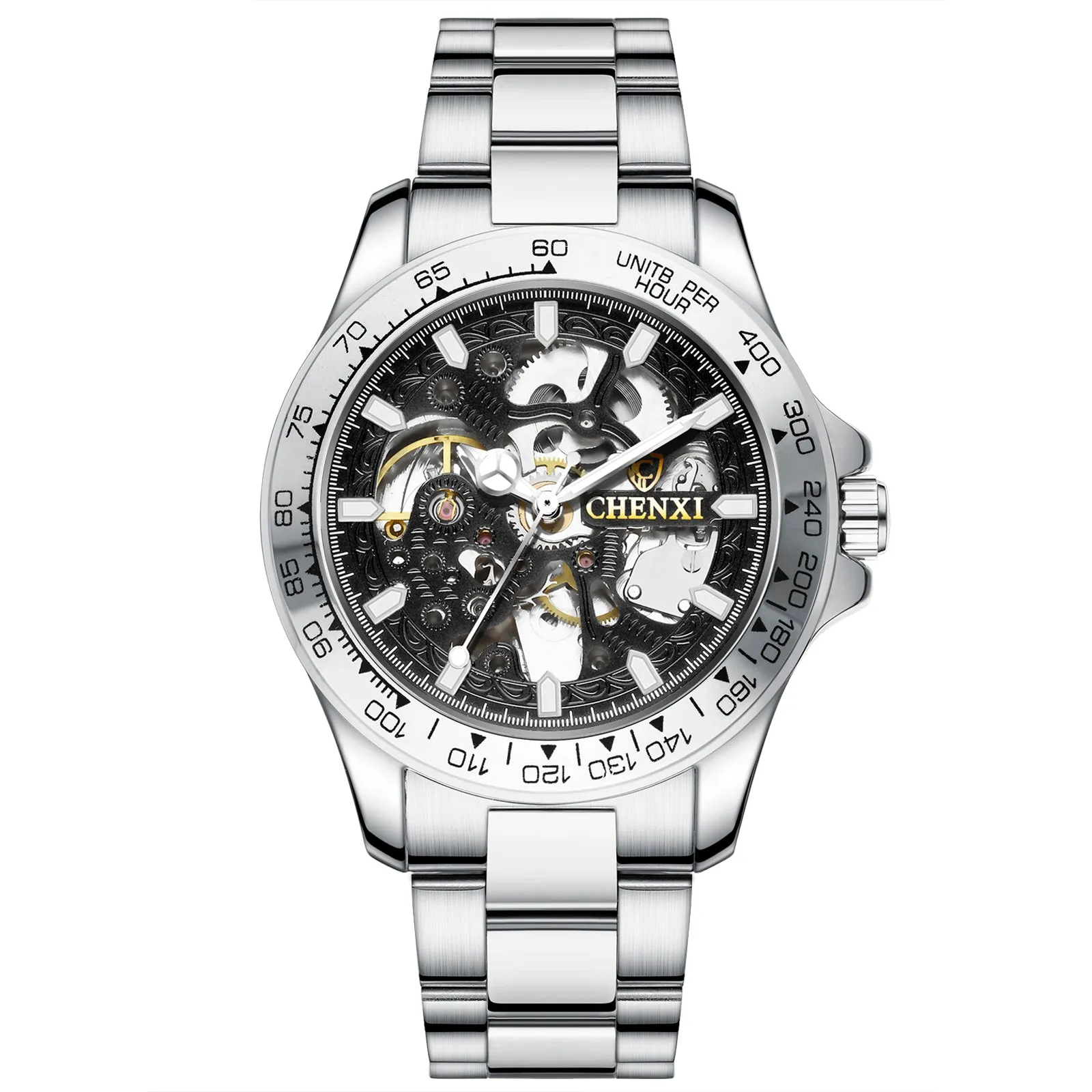 Automatic mechanical hollow men's watch W28CX88808A