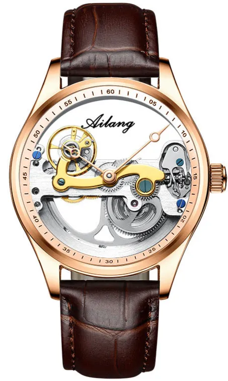 Automatic Mechanical Watch Creative Hollow Male Watch Generation Silicone Band Watch