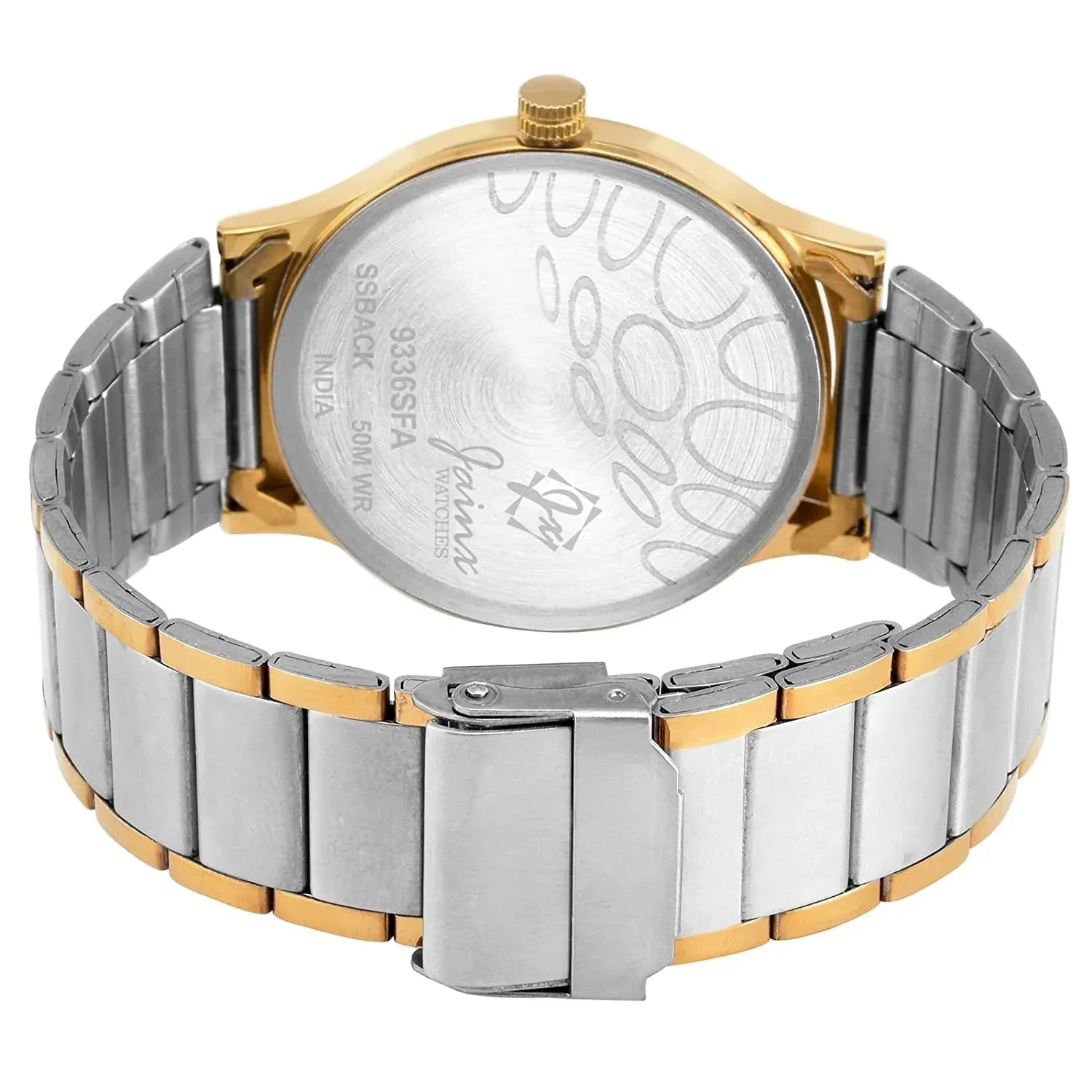 Black Dial Golden Premium Analog Watch - For Men JM1102