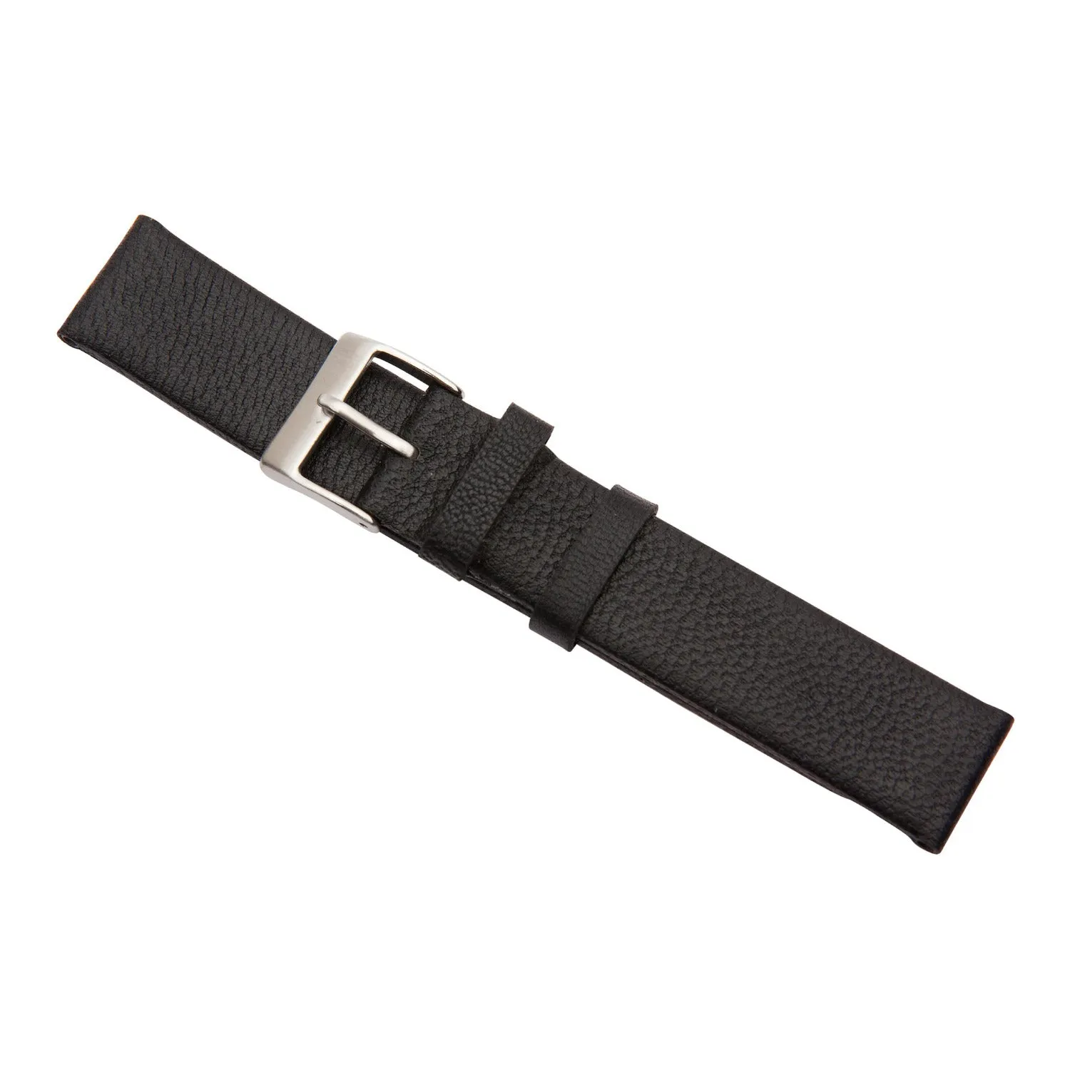 Black Lambskin Leather Watch Band