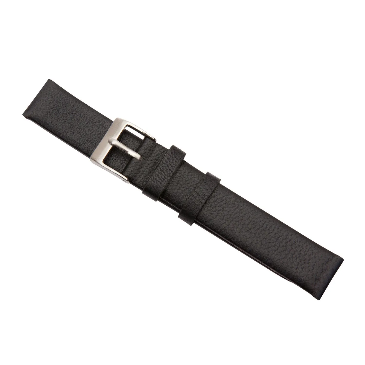 Black Lambskin Leather Watch Band