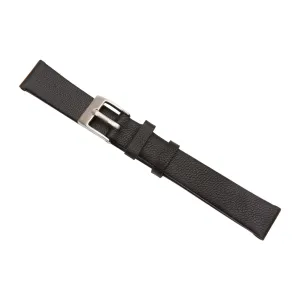 Black Lambskin Leather Watch Band