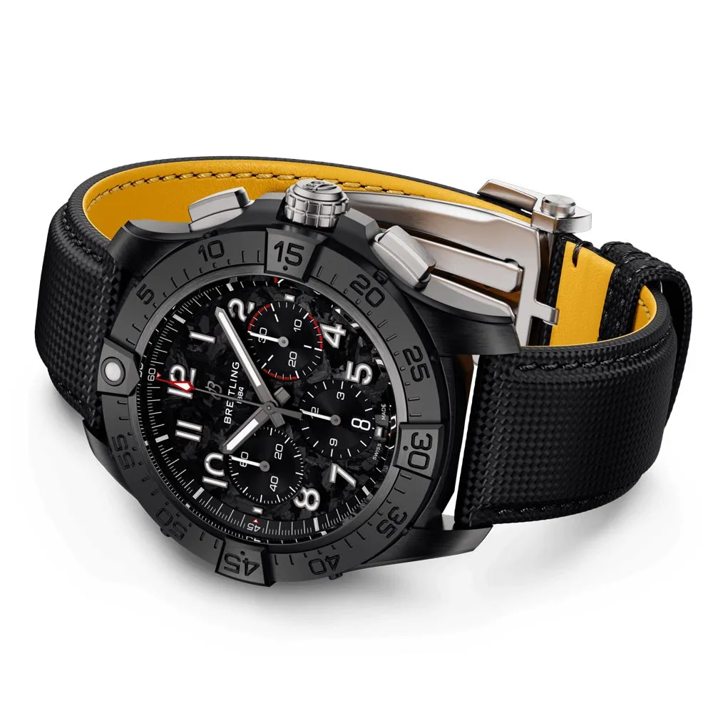 Breitling Avenger B01 Chronograph 44mm Night Mission Black Dial Ceramic Automatic Gents Watch SB0147101B1X1