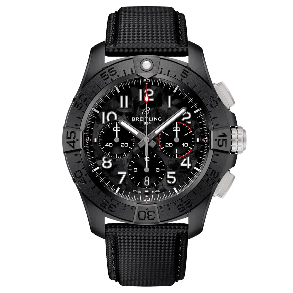 Breitling Avenger B01 Chronograph 44mm Night Mission Black Dial Ceramic Automatic Gents Watch SB0147101B1X1