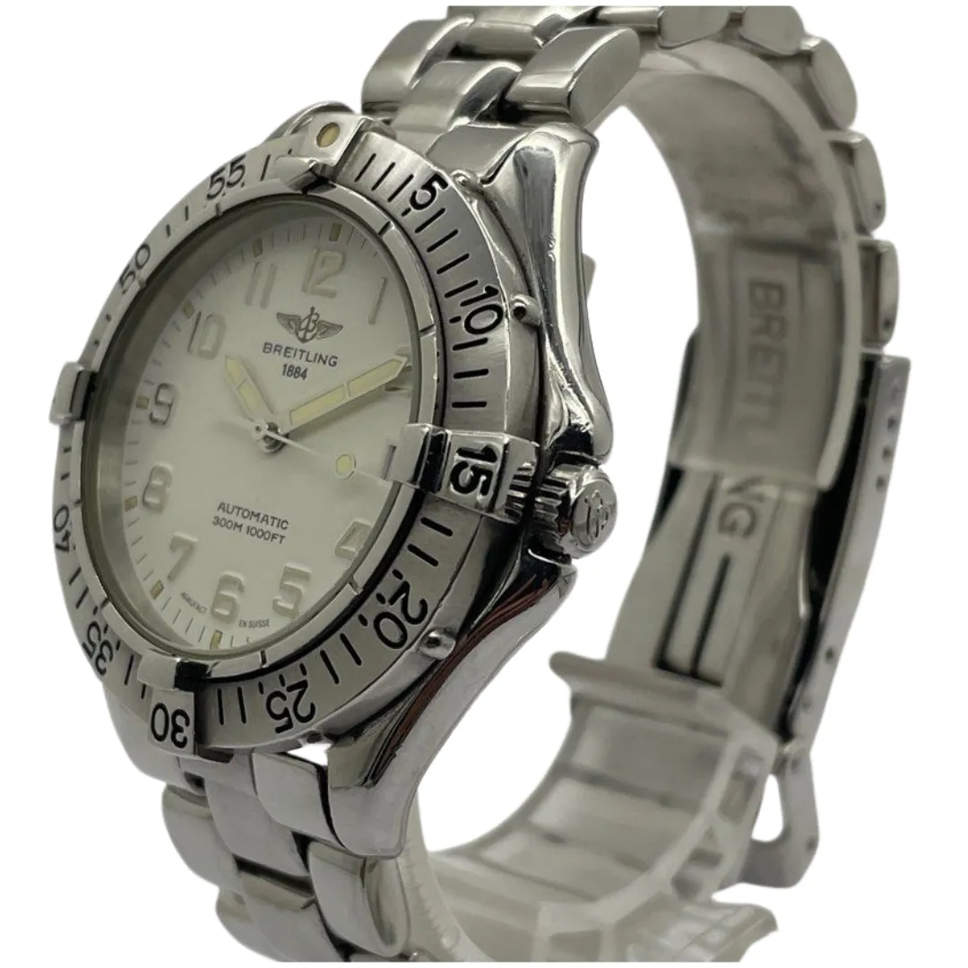 Breitling Colt A17035 38mm Automatic White Dial Watch