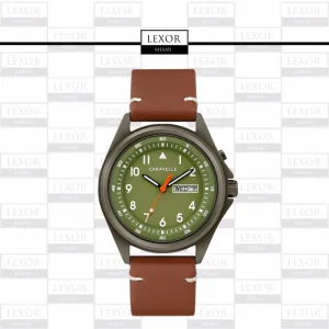 Bulova 45C119 Classic Caravelle Brown Leather Strap Men Watches
