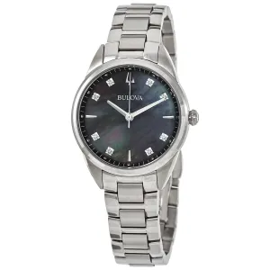 Bulova Classic Sutton Quartz Diamond Ladies Watch 96P198