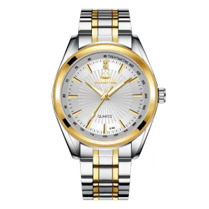 Business waterproof steel band quartz watch W28CX8018C