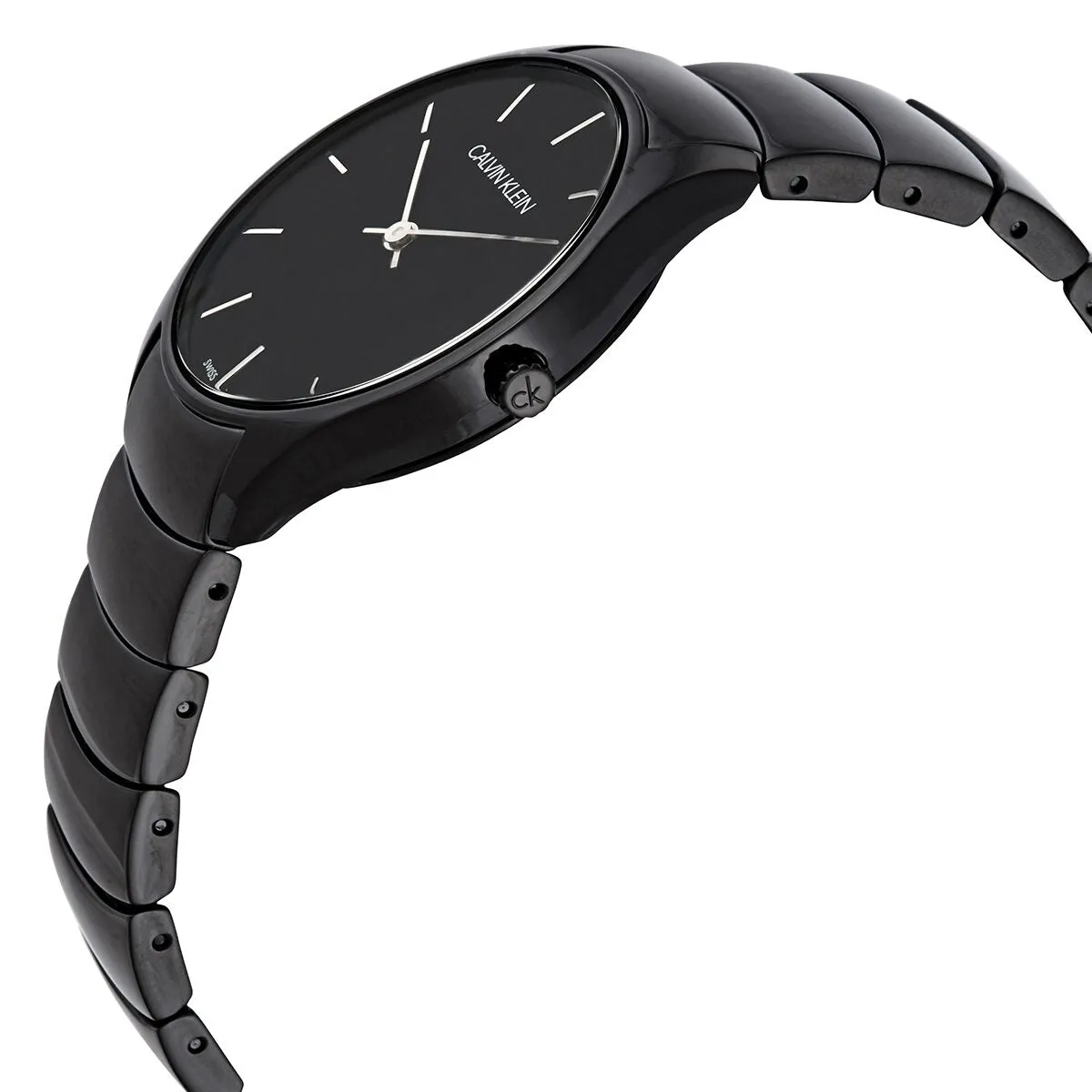 Calvin Klein Classic Too Quartz Black Dial Ladies Watch K4D22441