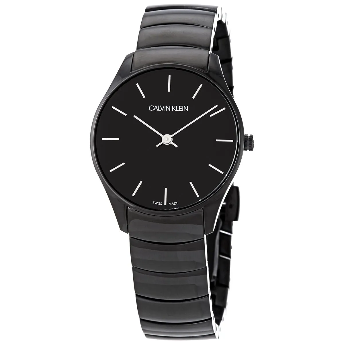 Calvin Klein Classic Too Quartz Black Dial Ladies Watch K4D22441