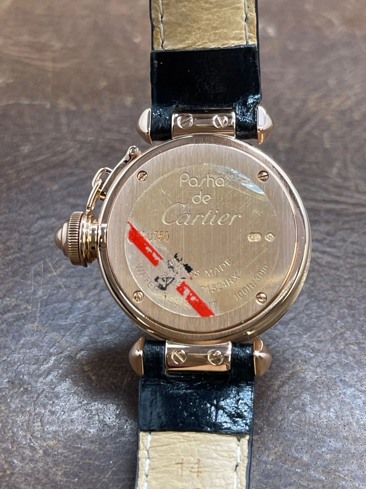 Cartier Miss Pasha 27mm 3133 Silver Diamond Dial Quartz Women's Watch
