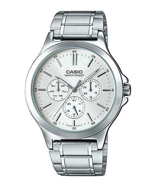 Casio General- Men Watch MTP-V300D-7AUDF- Silver