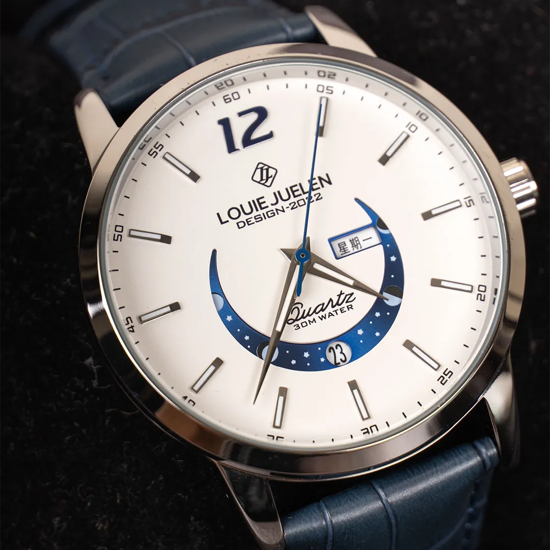 Chic Radiant Moonphase Timepiece