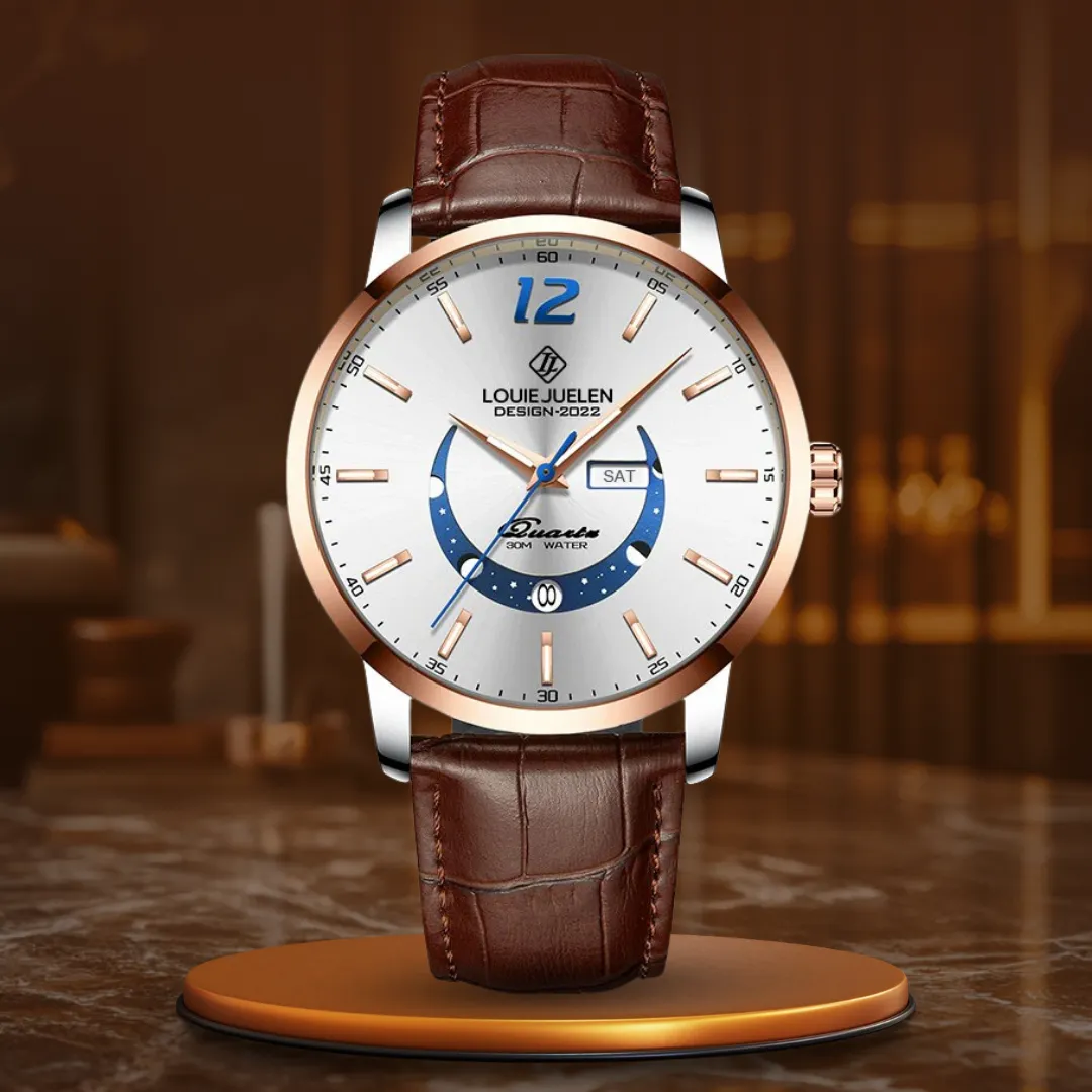 Chic Radiant Moonphase Timepiece