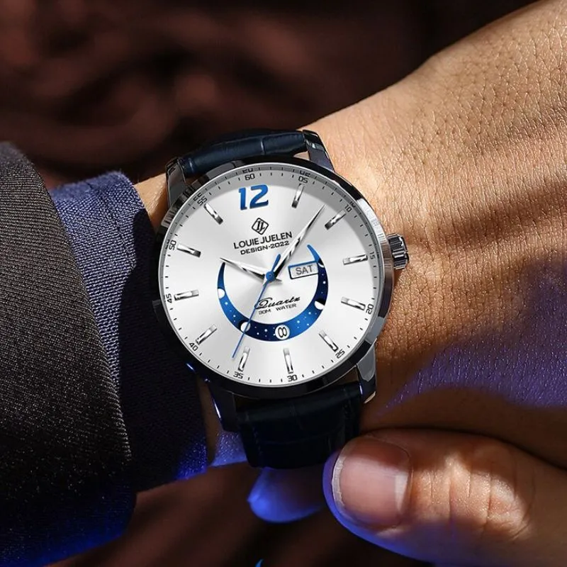 Chic Radiant Moonphase Timepiece
