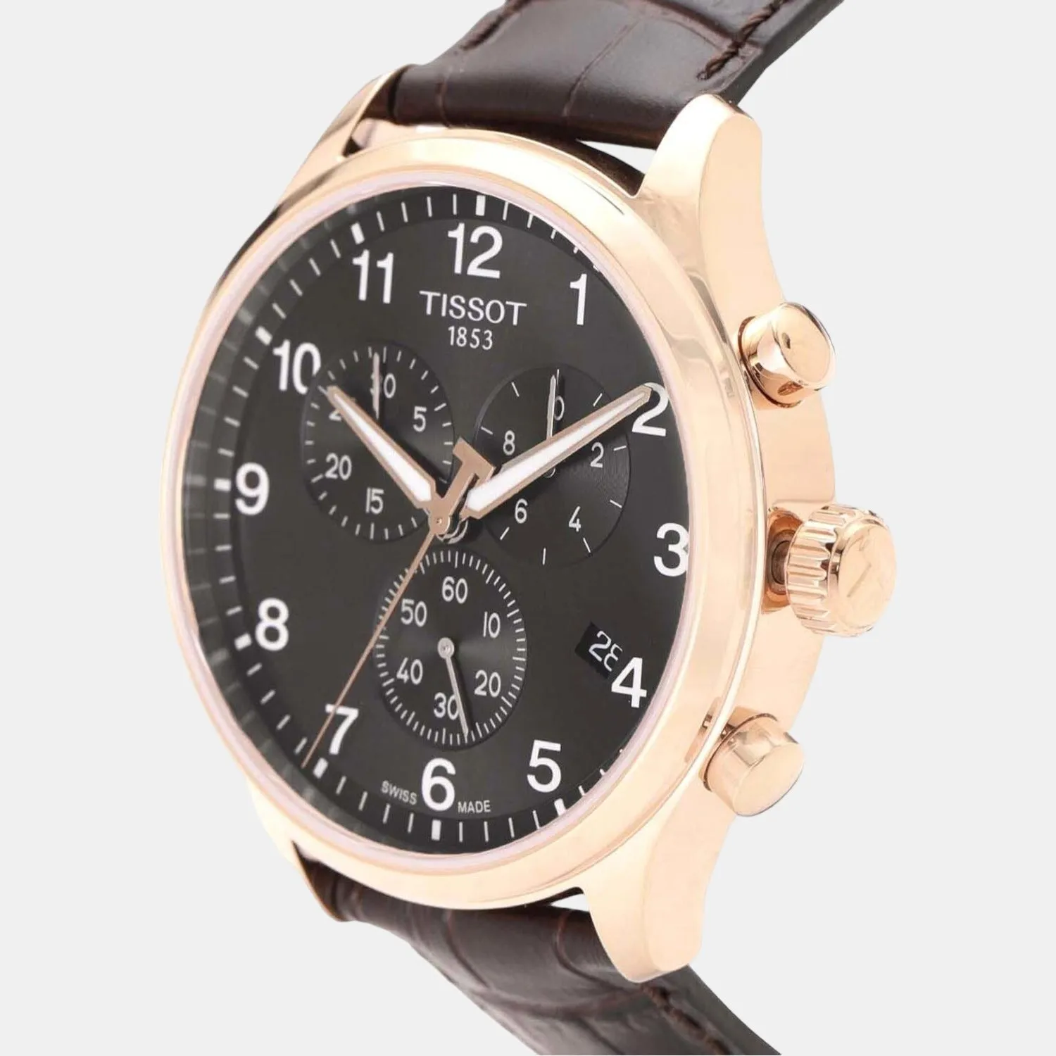Chrono Xl Men Leather Watch T1166173605701