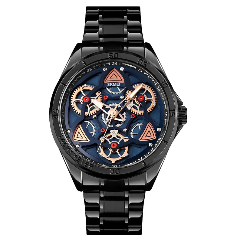 Creative gear turning steel band watch W2316878
