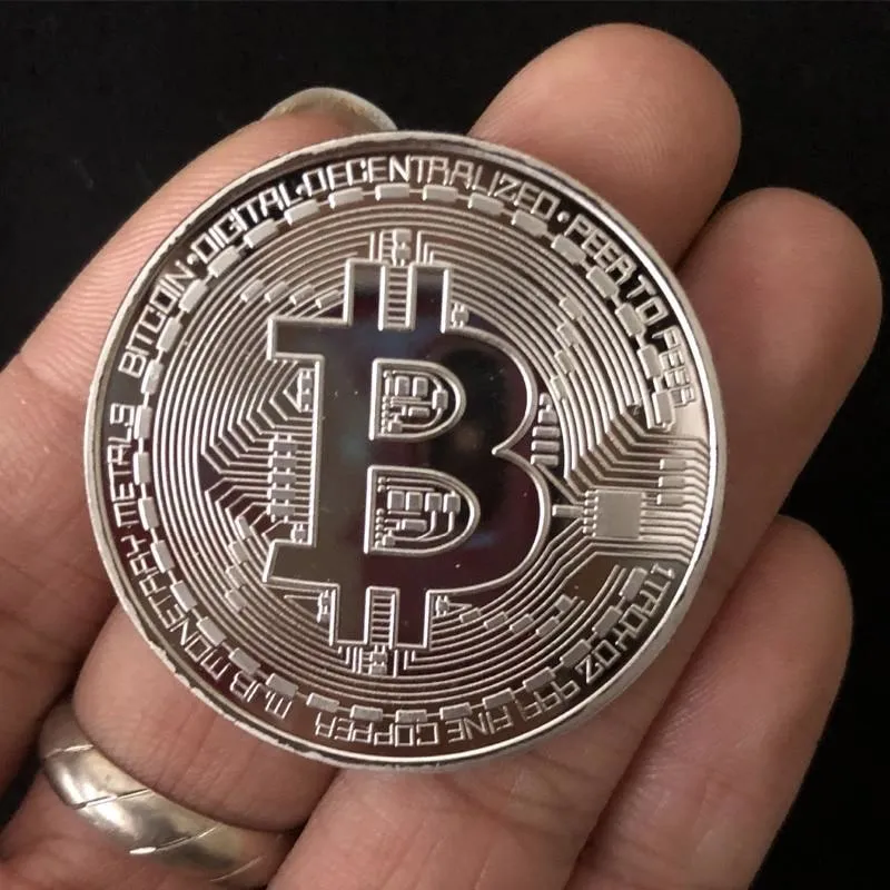 Creative Gold Plated Bitcoin Collectible