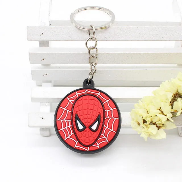 Cute Cartoon mickey minne Keychains Hello Kitty Cheese cat Bear Key chains Bag Pendant cat Owl Minion key Pendant Anime jewelry