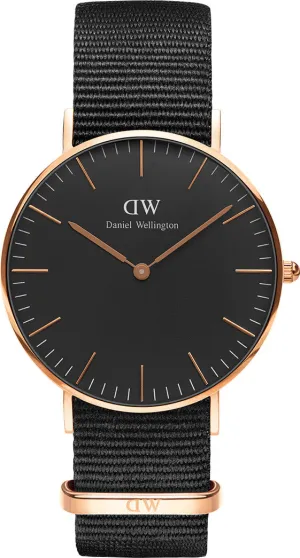 Daniel Wellington Watch Classic Black Cornwall 36mm