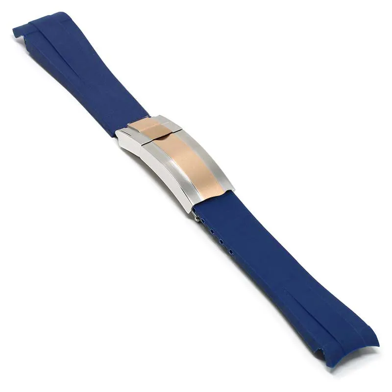 DASSARI FKM Rubber Strap for Submariner