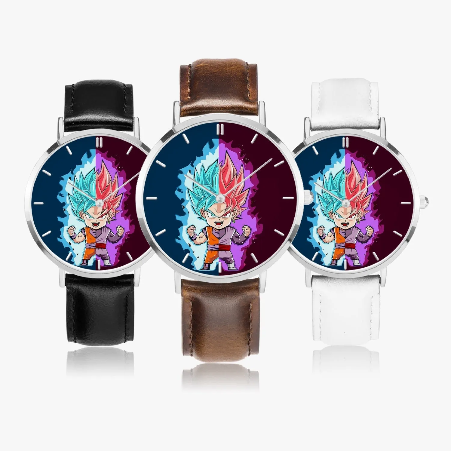 DBZ-Store Dope Super Cute Chibi Blue Vegito Goku Rose Watch