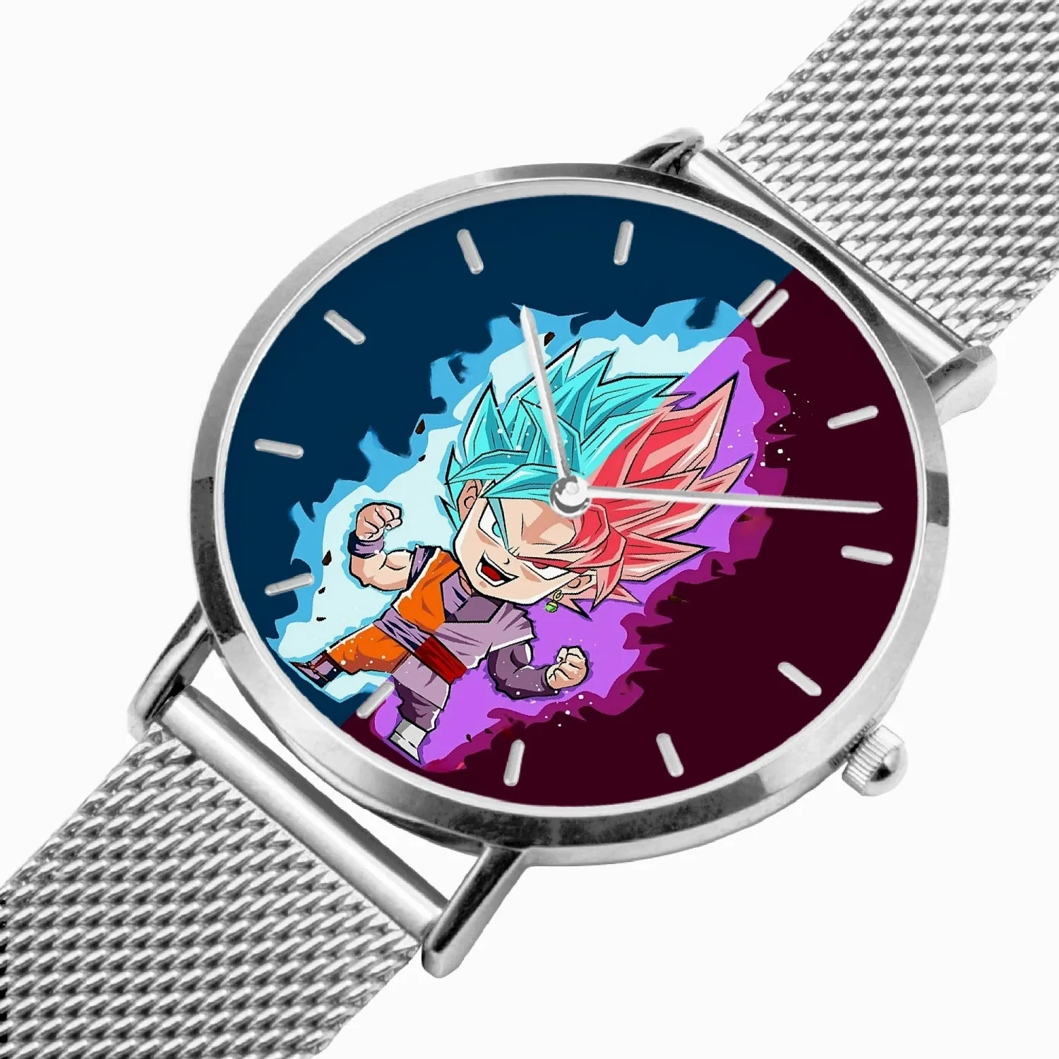 DBZ-Store Dope Super Cute Chibi Blue Vegito Goku Rose Watch